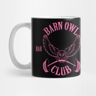 Barn Owl Barbell Club - Pink Mug